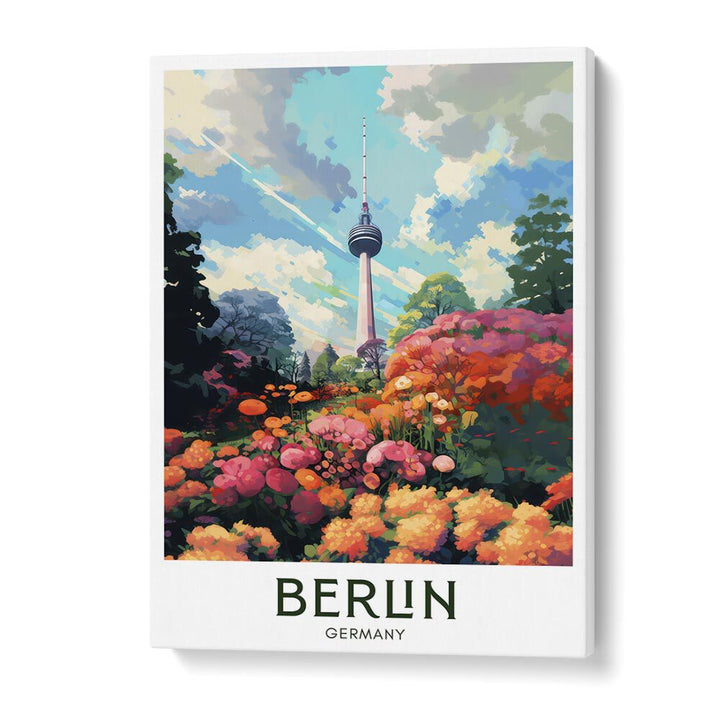 berlin impressions travel posters in Gallery Wrap