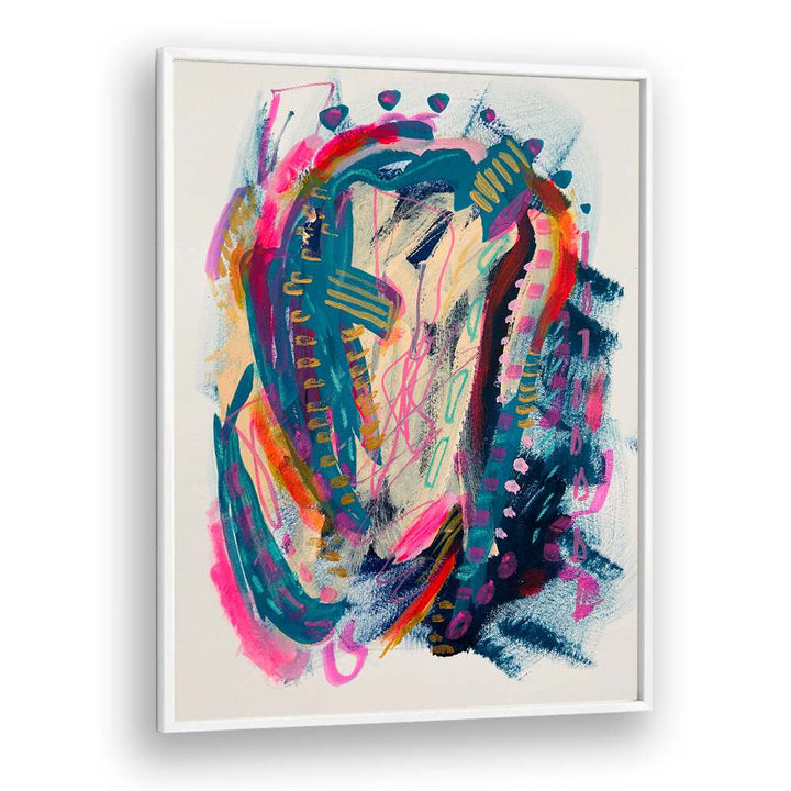 better days i abstract paintings in White Plain Frame