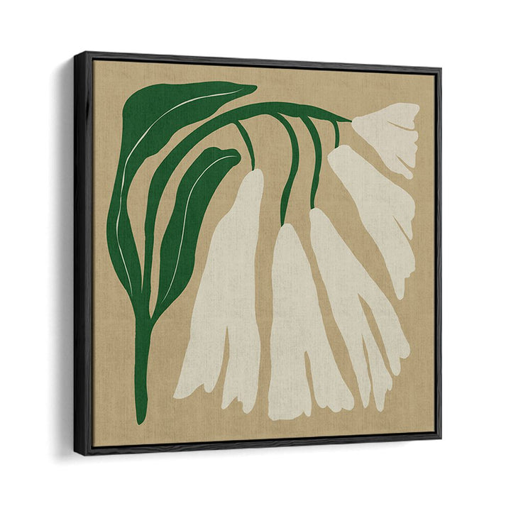 big blooming iv botanical art prints floral paintings in Black Floater Frame