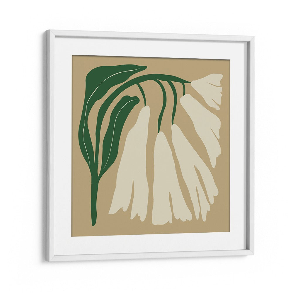 big blooming iv botanical art prints floral paintings in White Frame With Mount