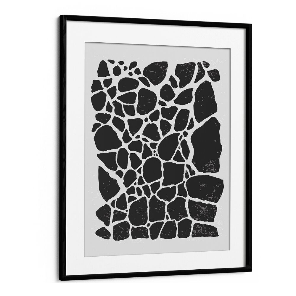 black abstract collection ii by jay stanley abstract art prints in Black Frame With Mount