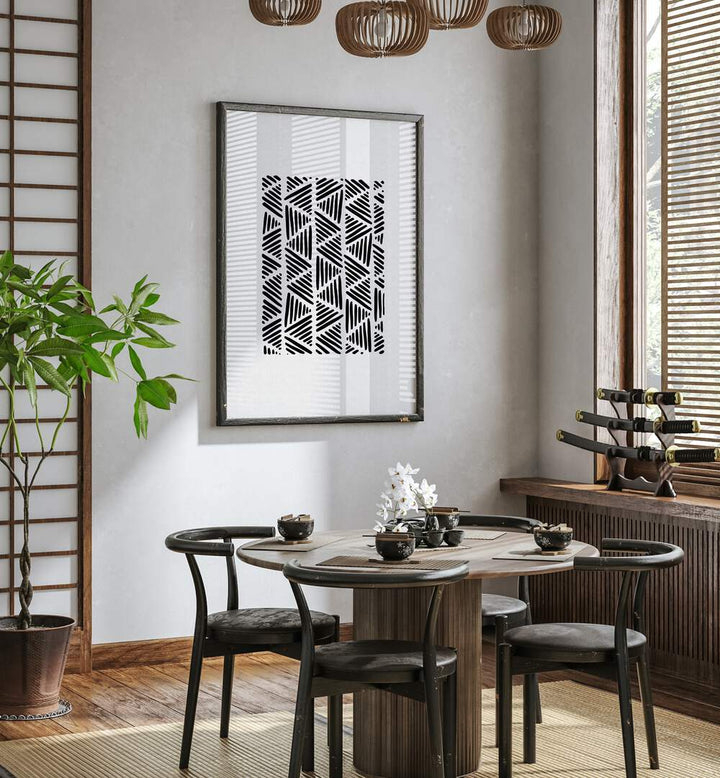 black and white abstract i by orara studio abstract art abstract paintings Artwork I placed on a wall