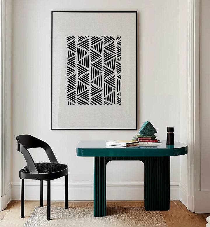 black and white abstract i by orara studio abstract art abstract paintings Artwork I placed on a wall