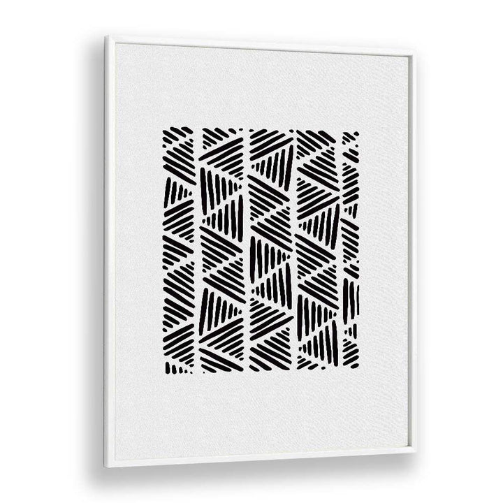 black and white abstract i by orara studio abstract art abstract paintings in White Plain Frame