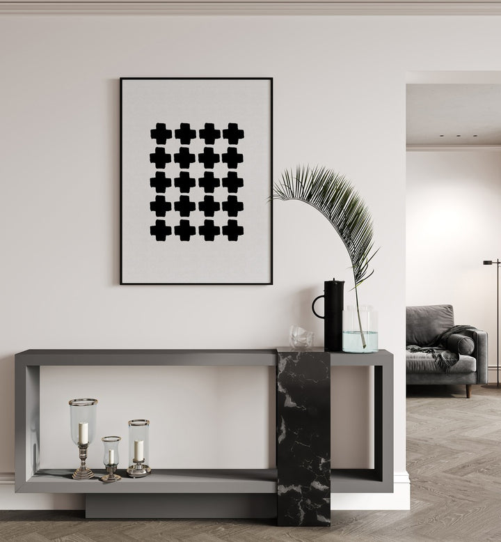 black and white abstract iii by orara studio abstract art abstract paintings Artwork I placed on a wall