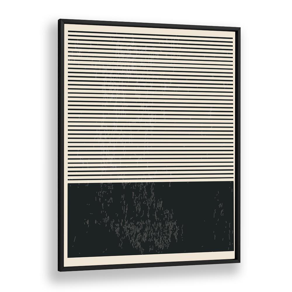 black and white minimal series ii by jay stanley geometric art prints geometric paintings in Black Plain Frame