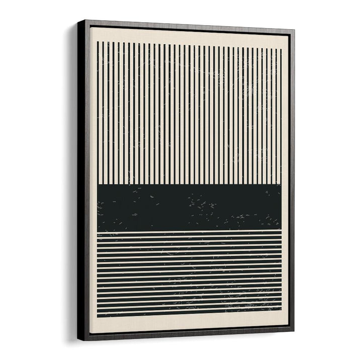 black and white planets v by jay stanley geometric art prints geometric paintings in Black Floater Frame