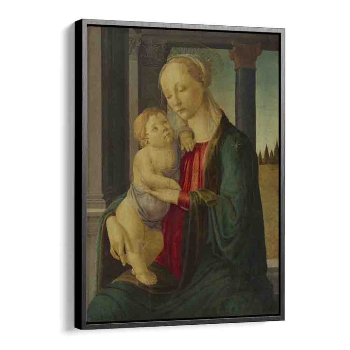 comic painting - MADONNA AND CHILD (CA. 1470) by Asianmonk