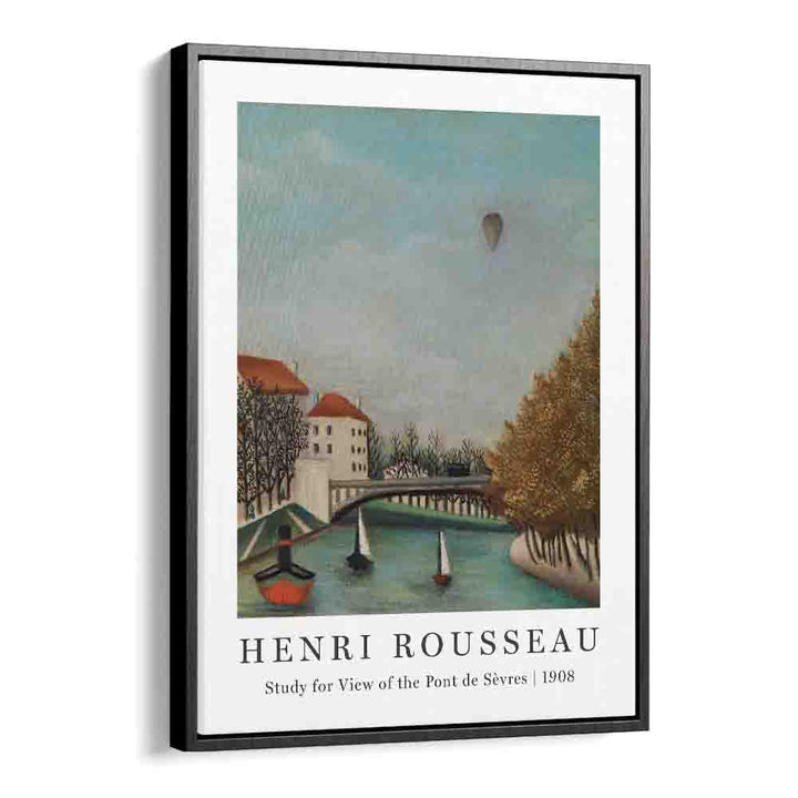 HENRI ROUSSEAU painting - HENRI ROUSSEAU'S 'STUDY FOR VIEW OF THE PONT DE SÈVRES' (1908) by Asianmonk