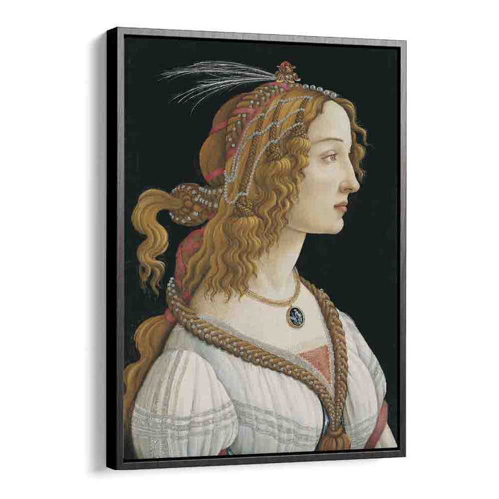 comic painting - PORTRAIT OF SIMONETTA VESPUCCI by Asianmonk