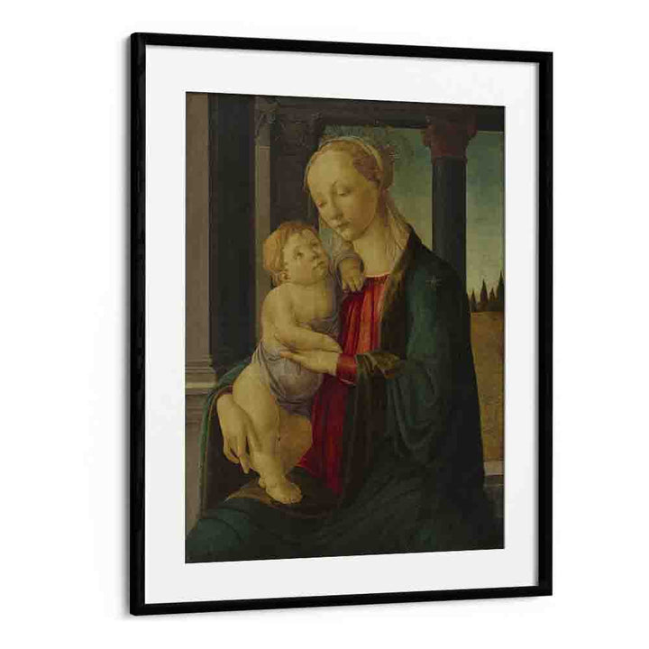 comic painting - MADONNA AND CHILD (CA. 1470) by Asianmonk