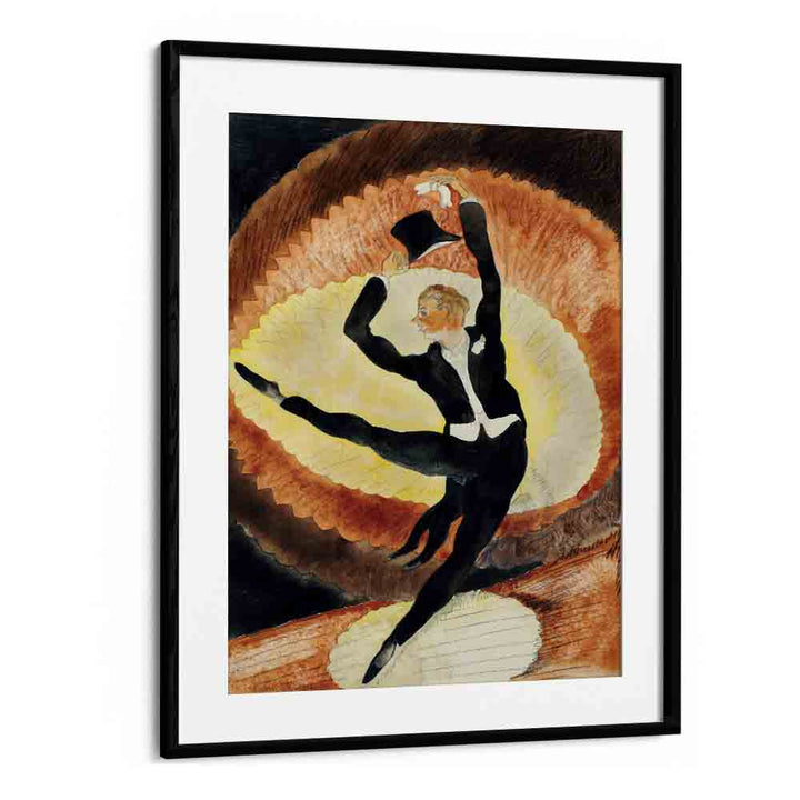 comic painting - ACROBATIC MALE DANCER WITH TOP HAT (1920) by Asianmonk