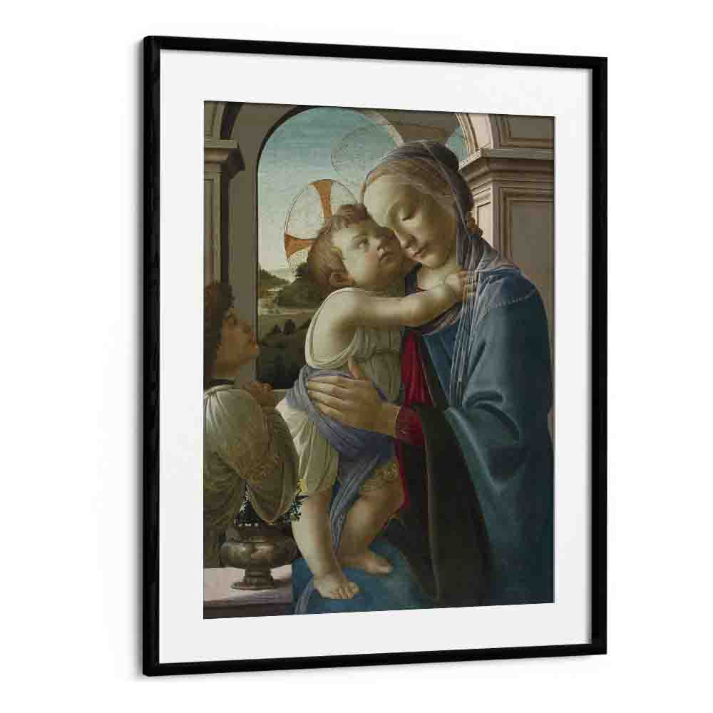 comic painting - VIRGIN AND CHILD WITH AN ANGEL by Asianmonk