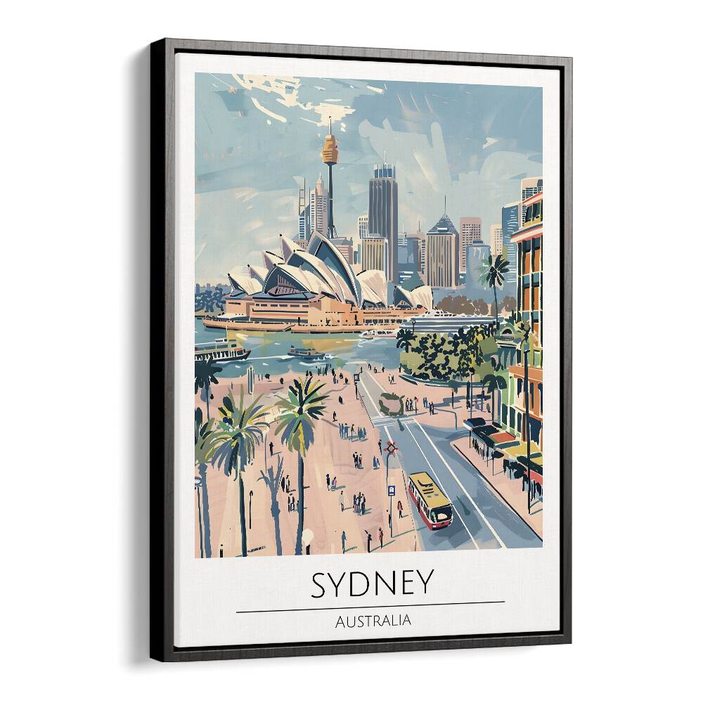 TRAVEL ART painting - SYDNEY - AUSTRALIA TRAVEL ART by Asianmonk