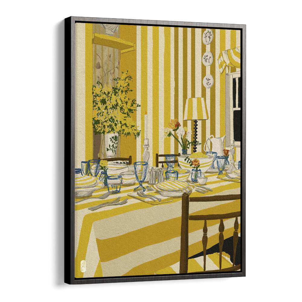 kitchen painting - YELLOW ROOM PORTRAIT by Asianmonk