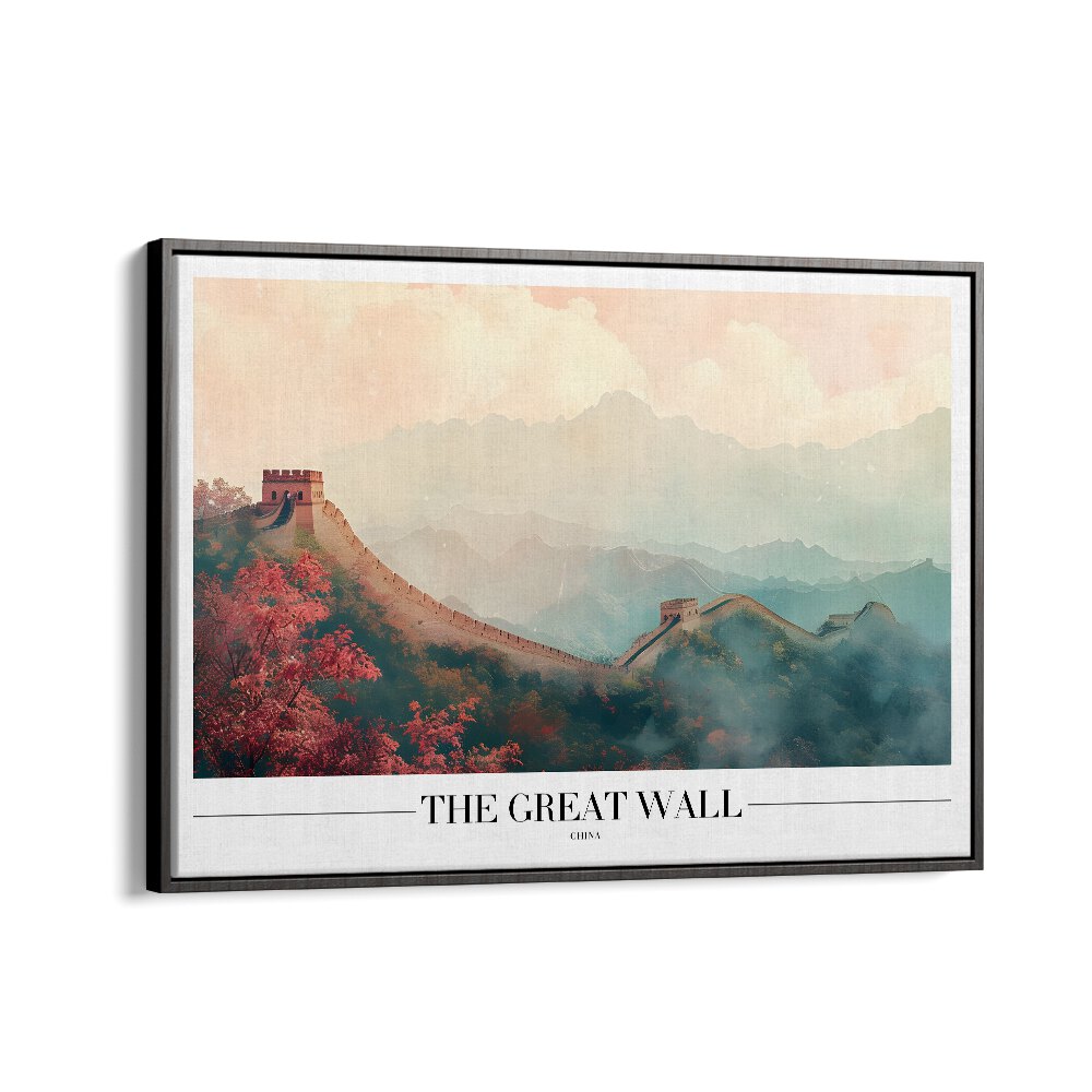 TRAVEL ART painting - THE GREAT WALL OF CHINA by Asianmonk