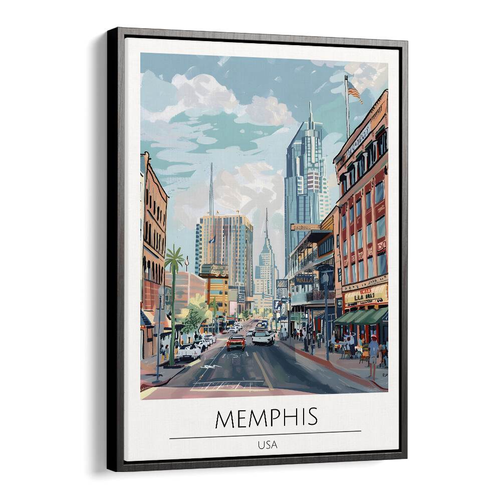 TRAVEL ART painting - MEMPHIS - USA TRAVEL ART by Asianmonk