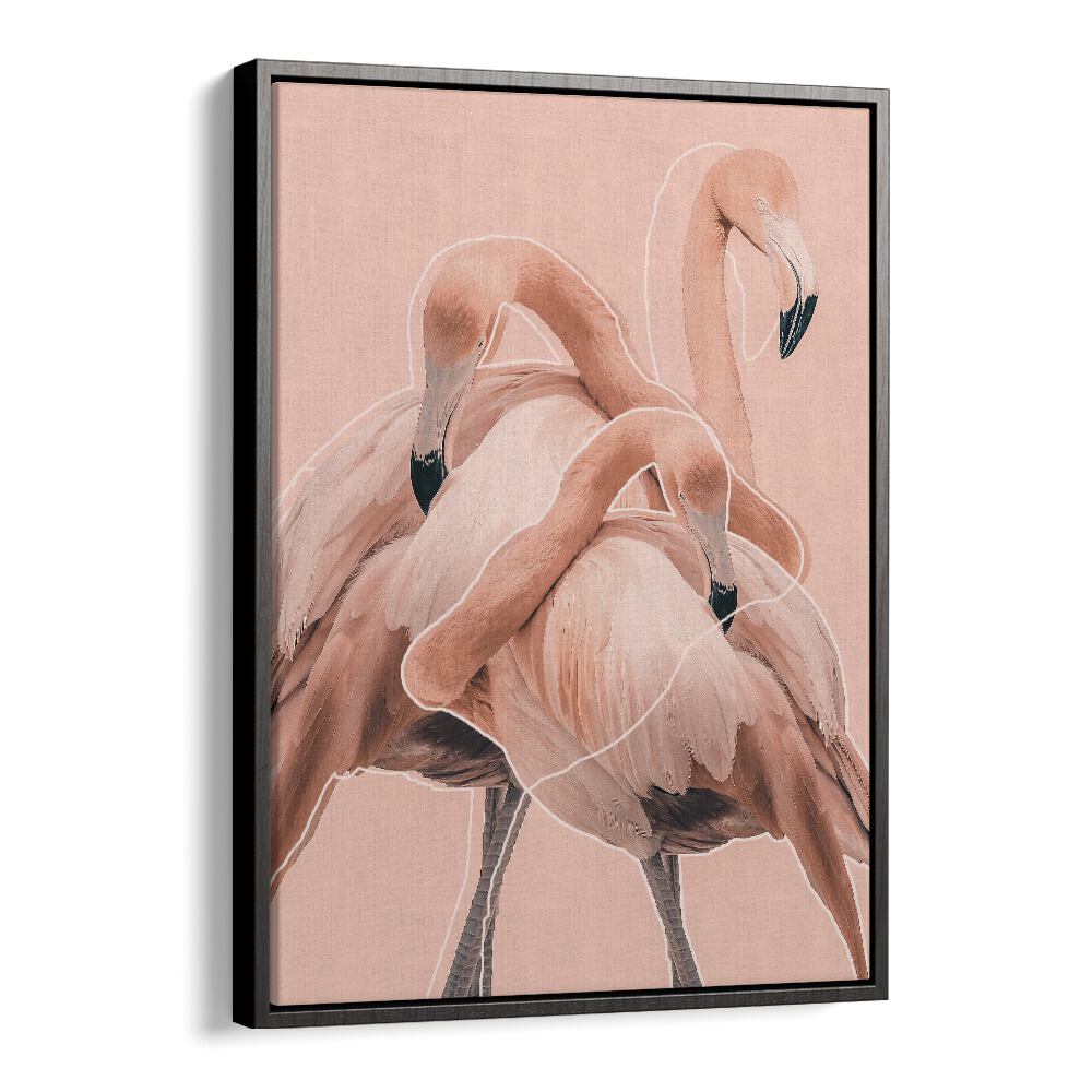 Christian Meermann painting - FLAMINGOS NR. I by Asianmonk