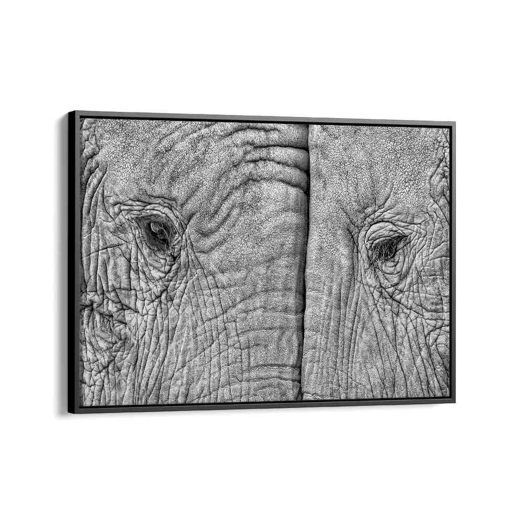 ABSTRACT painting - TWO ELEPHANTS by Asianmonk