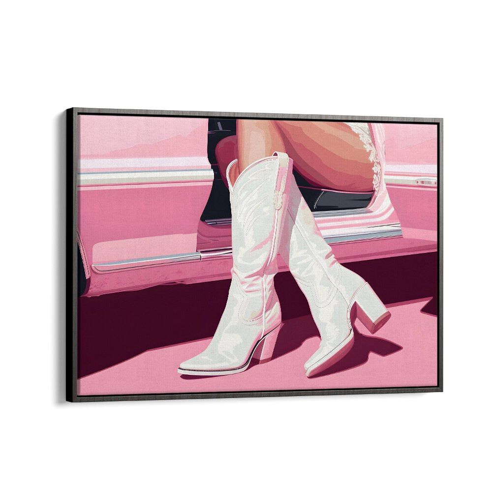 ABSTRACT painting - THESE BOOTS ARE MADE FOR WALKING II by Asianmonk