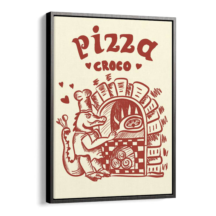 kitchen painting - PIZZA CROCO by Asianmonk