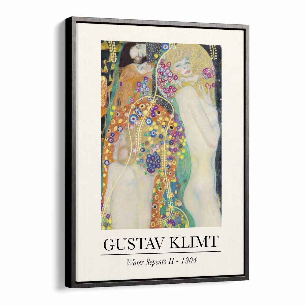 gustav klimt painting - EPHEMERAL ELEGANCE : GUSTAV KLIMT'S WATER SERPENTS II (1904) by Asianmonk