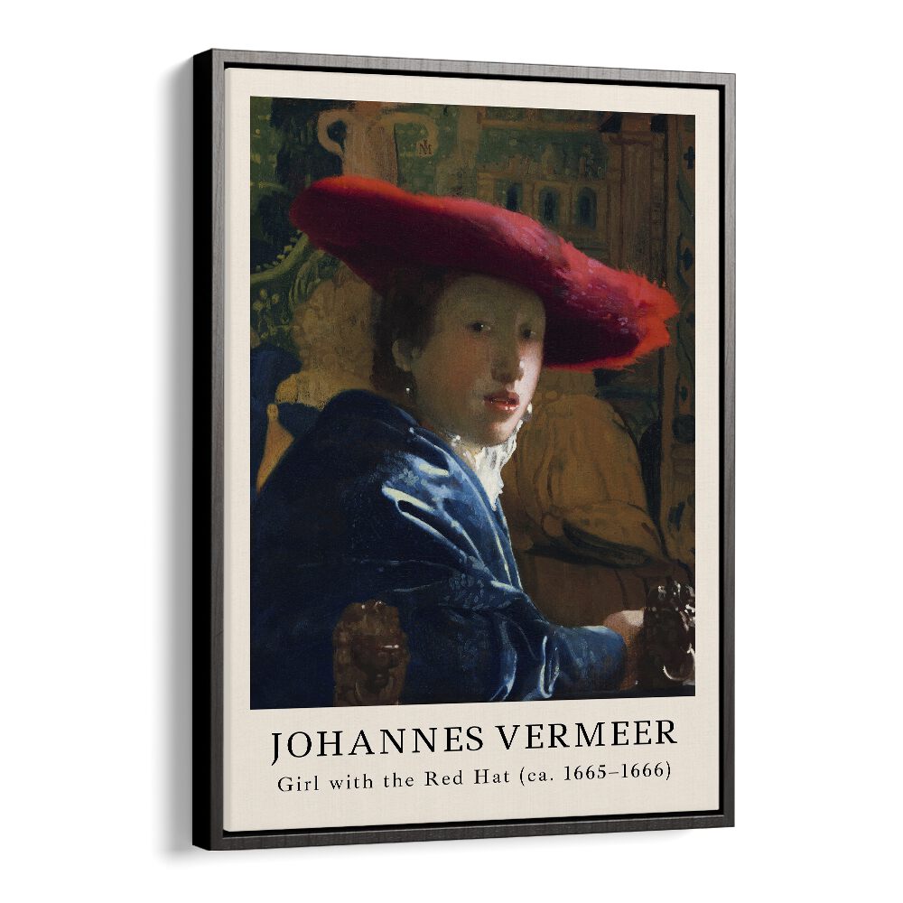 JOHANNES VERMEER - GIRL WITH RED HAT. 1665 - 1666