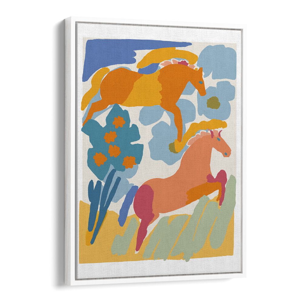 WILD HORSES BY TREECHILD, KIDS ROOM ART