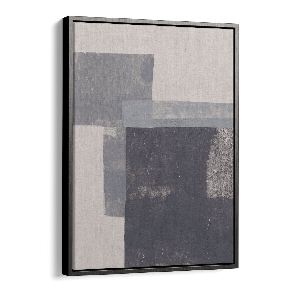 GRAY BLOCKS II BY ALISA GALITSYNA GEOMETRIC ART PRINTS, GEOMETRIC PAINTINGS