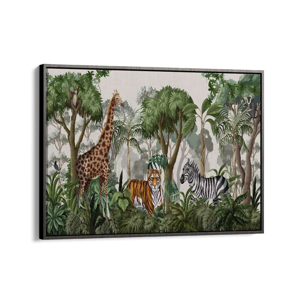 kids painting - DEEP JUNGLE WALK by Asianmonk