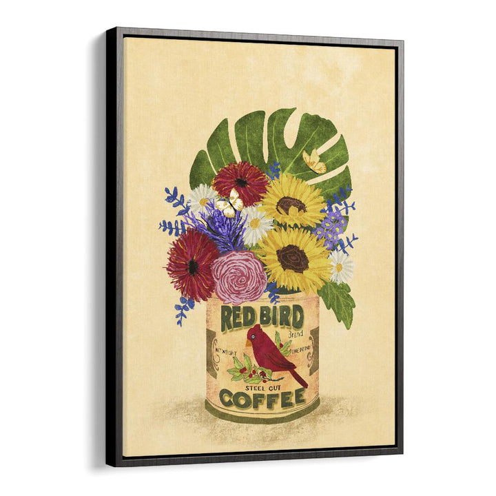 FLOWERS IN A VINTAGE COFFEE