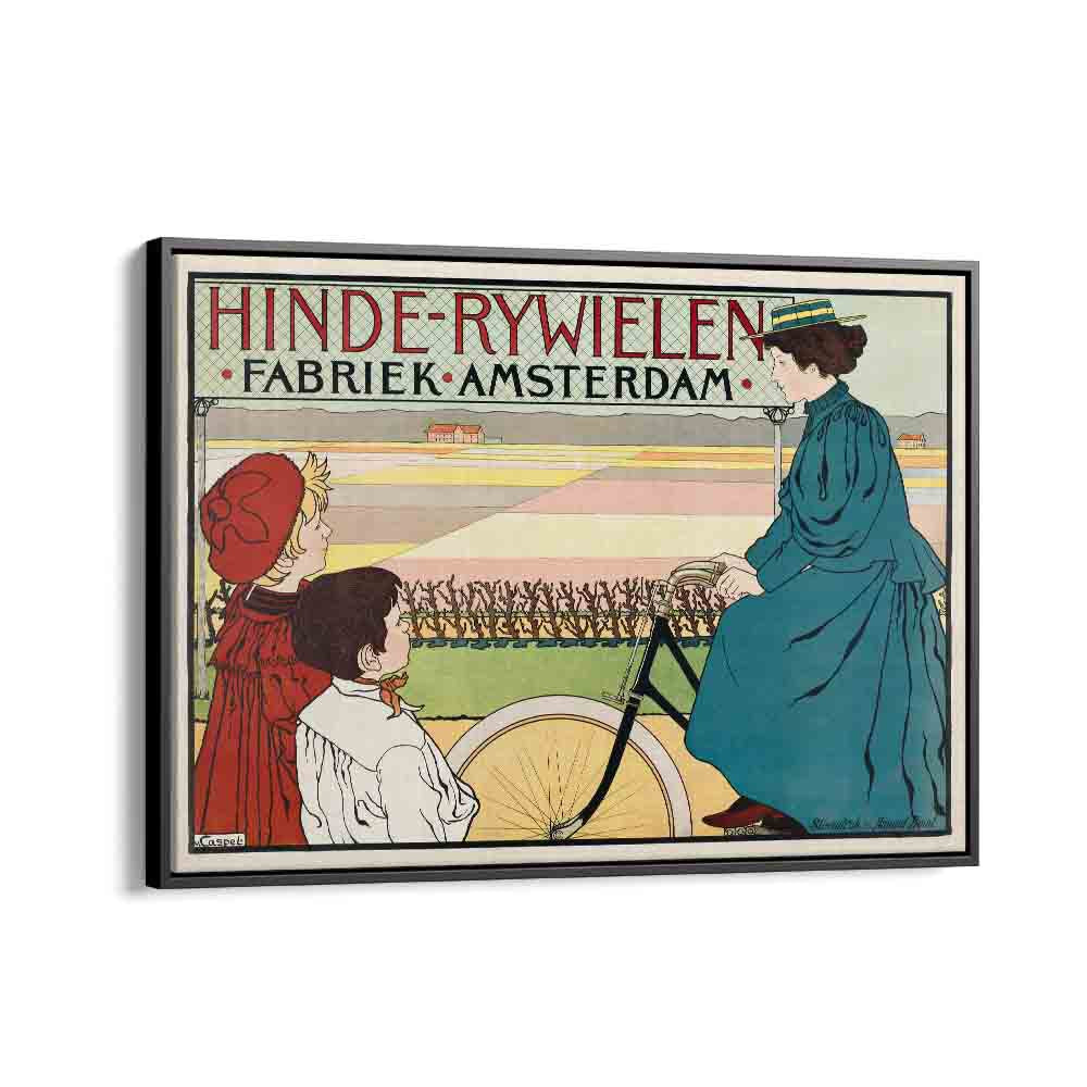 comic painting - HINDE-RIJWIELEN FABRIEK AMSTERDAM (1896–1898) by Asianmonk