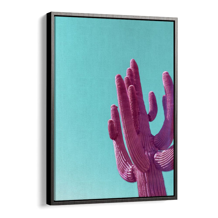 surreal painting - MAGENTA PINK SAGUARO by Asianmonk