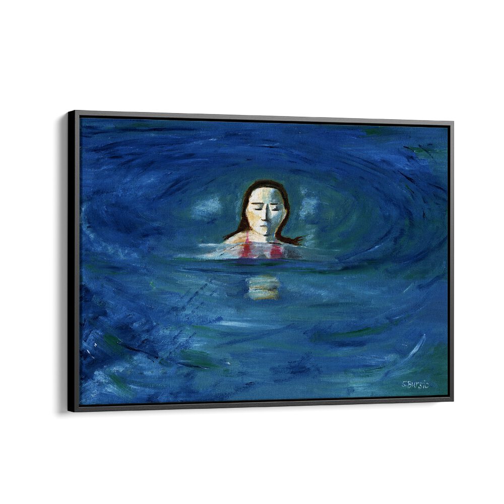 kids painting - OCEAN SWIMMER BY SHARYN BURSIC by Asianmonk