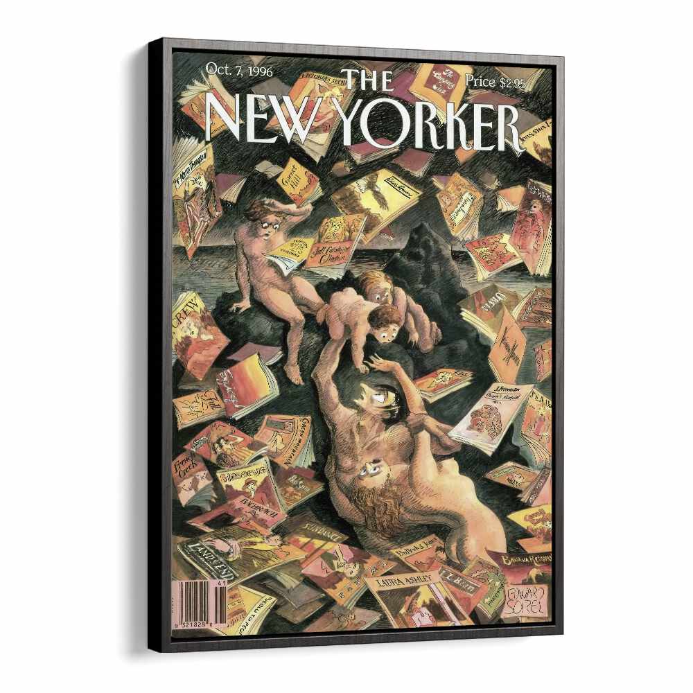 VINTAGE MAGAZINE COVER, NEW YORKER MAGAZINE POSTER - 1996 ISSUE III