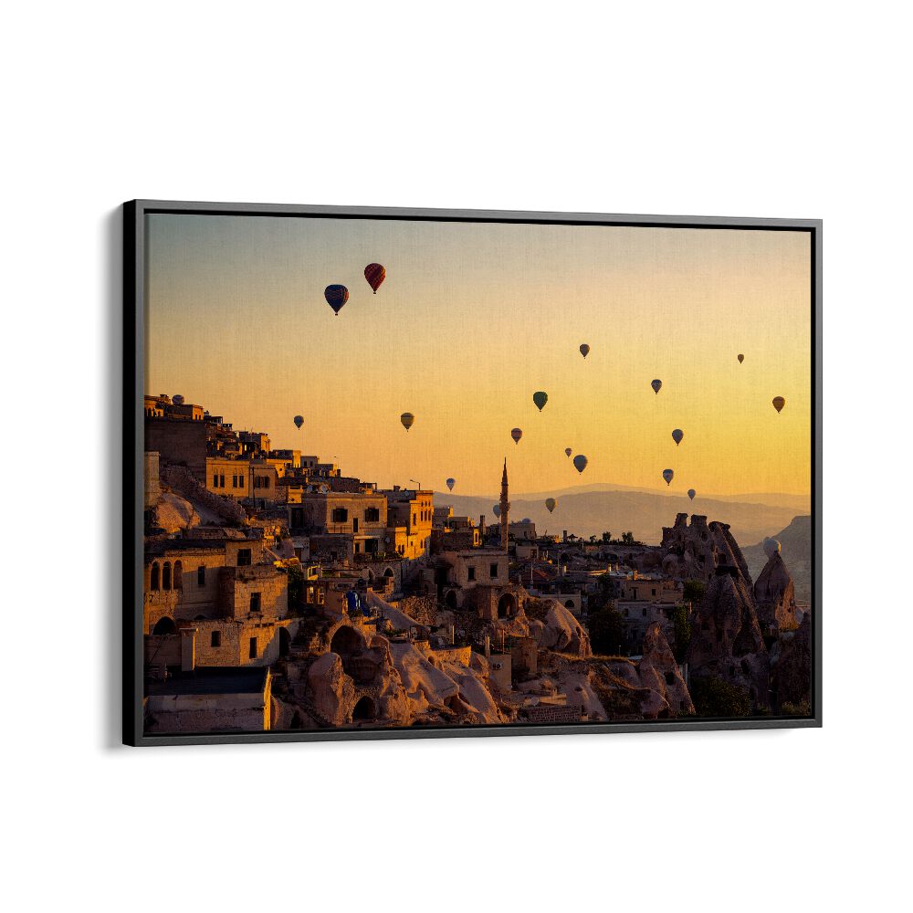 ABSTRACT painting - SUNRISE OVER CAPPADOCIA by Asianmonk