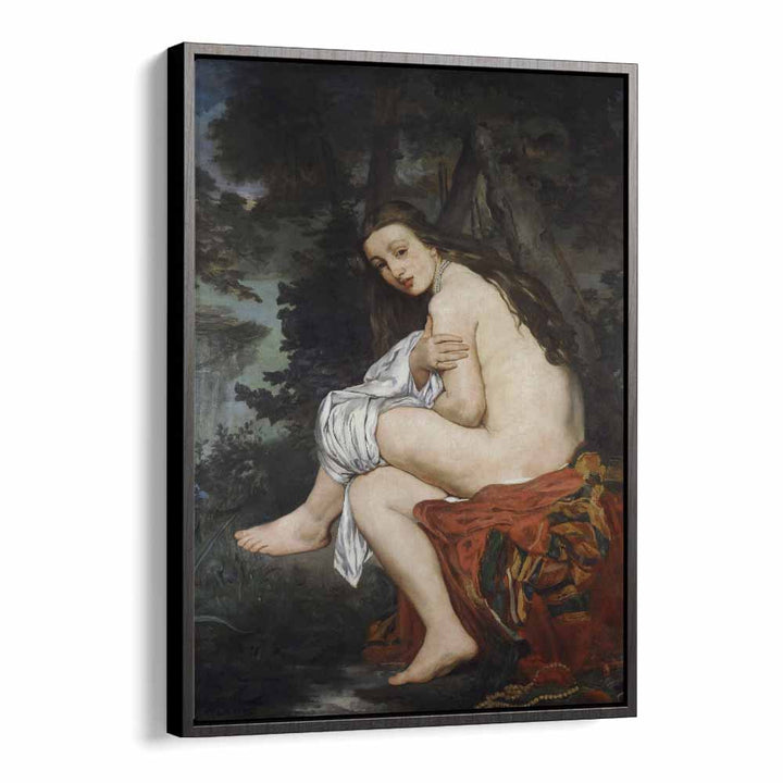 Edouard Manet painting - EDOUARD MANET (THE SURPRISED NYMPH) 1860 - 61 by Asianmonk