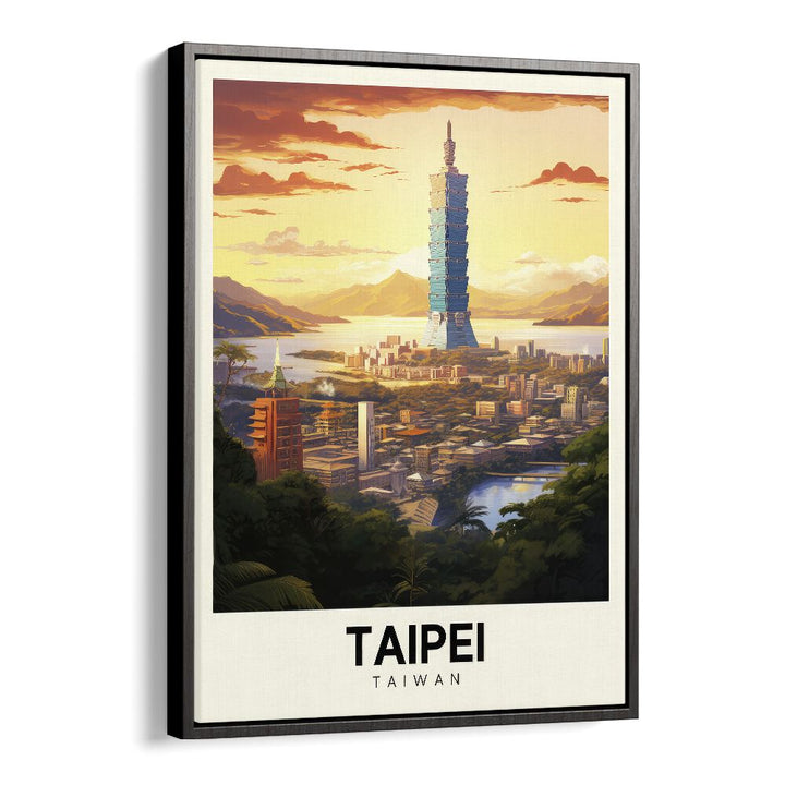 TRAVEL ART painting - TAIPEI TAPESTRY: A VISUAL JOURNEY THROUGH TAIWAN'S CAPITAL by Asianmonk