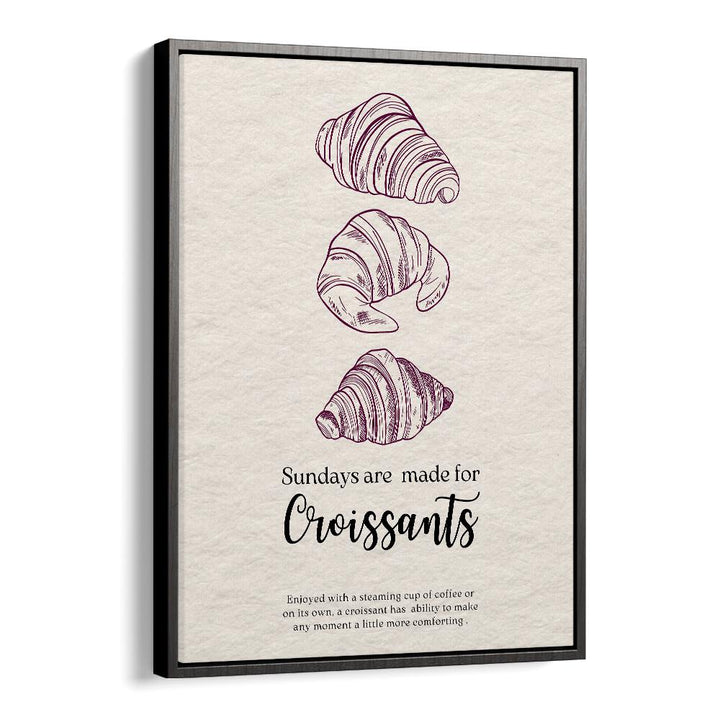 kitchen painting - SUNDAYS ARE MADE FOR CROISSANT by Asianmonk