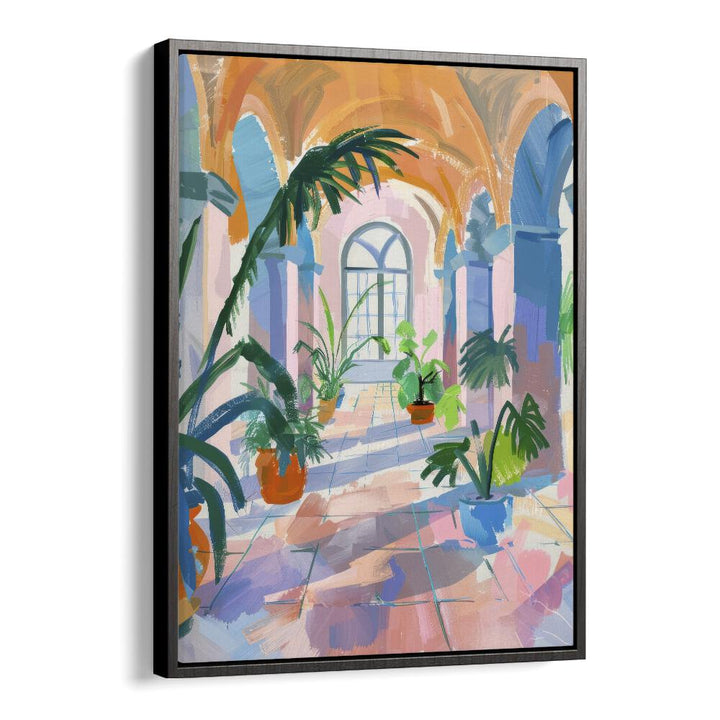 ABSTRACT painting - LEAFY SANCTUARY by Asianmonk