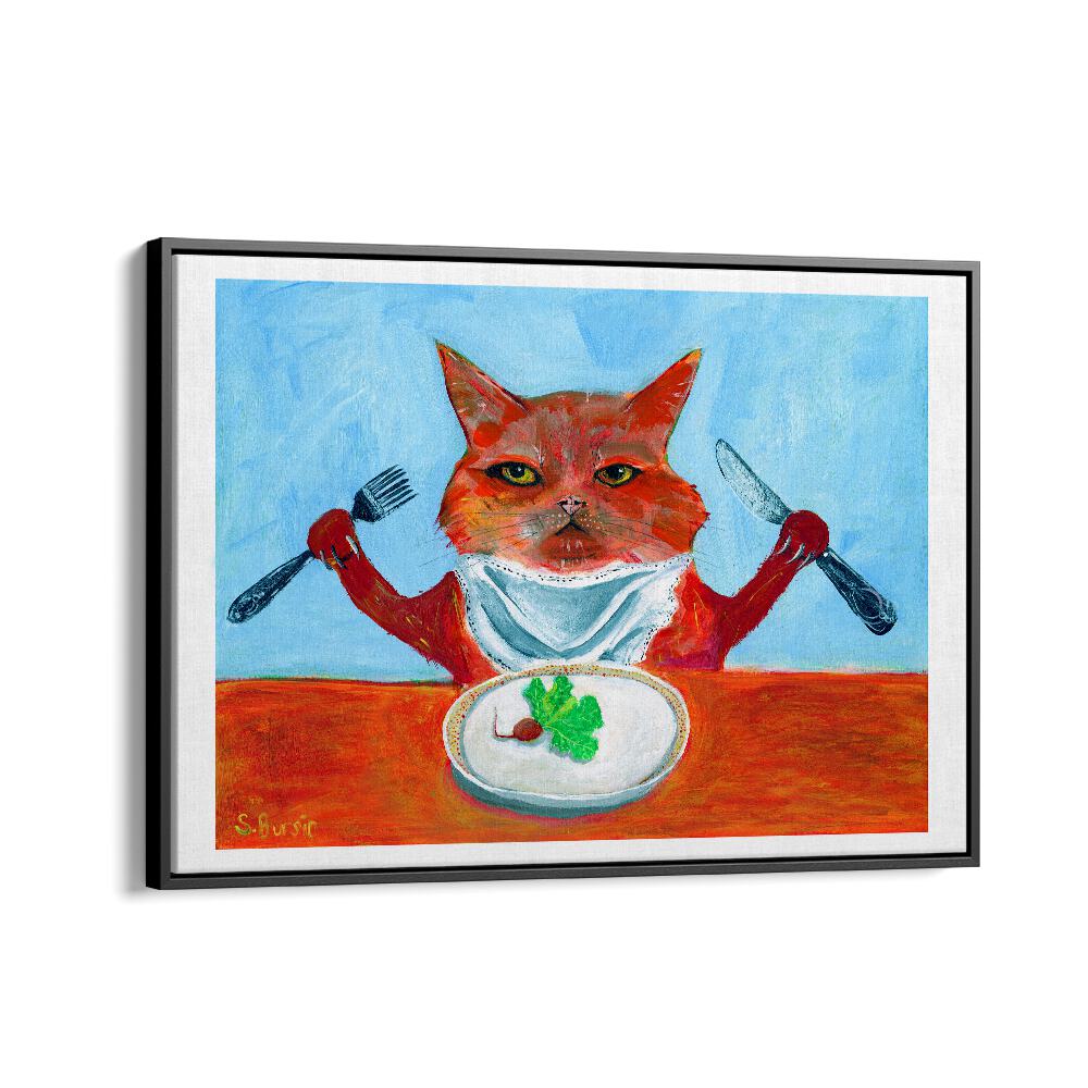 kids painting - VEGAN CAT by Asianmonk