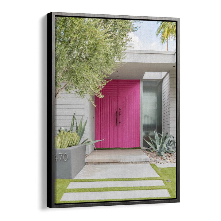 surreal painting - MAGENTA PINK DOORS by Asianmonk