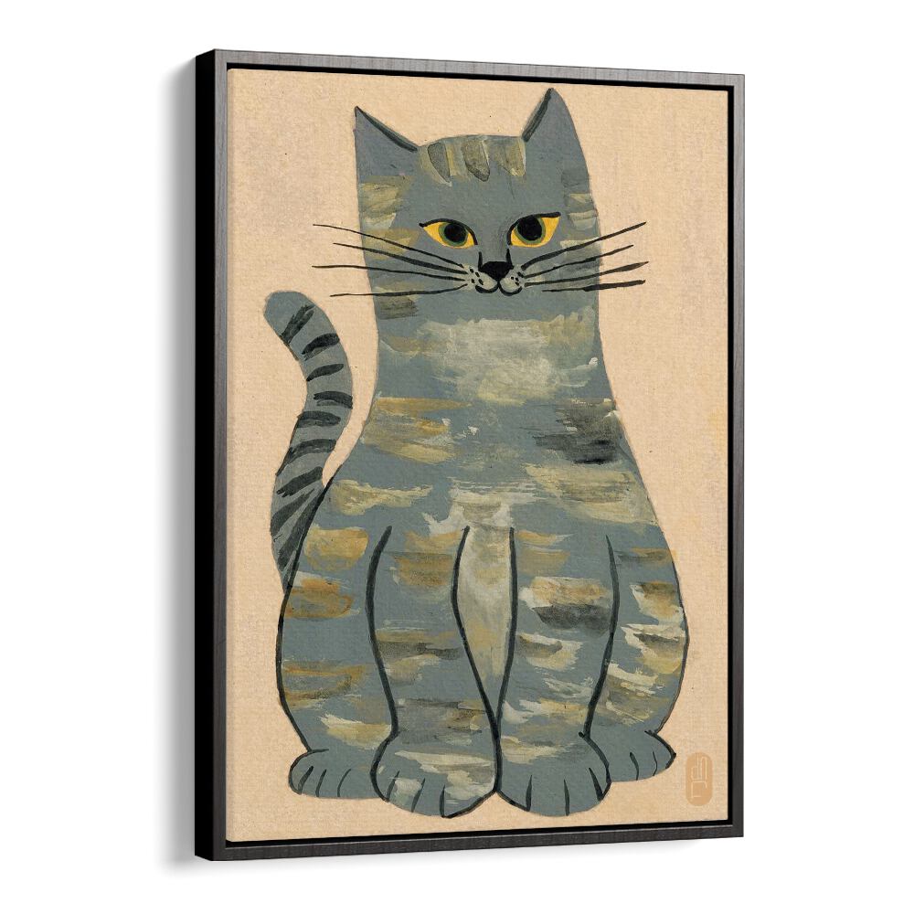 ANIMALS painting - LOUISE THE CAT by Asianmonk