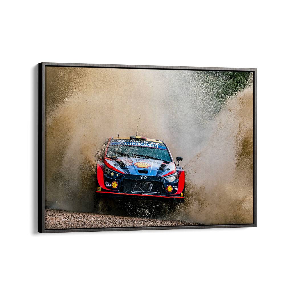 AUTOMOTIVE painting - HYUNDAI WRC RALLY CAR by Asianmonk