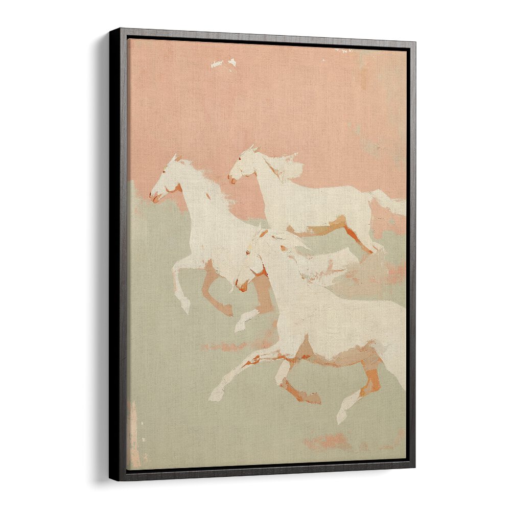 WILD HORSES I BY TREECHILD, WILDLIFE ART PRINTS