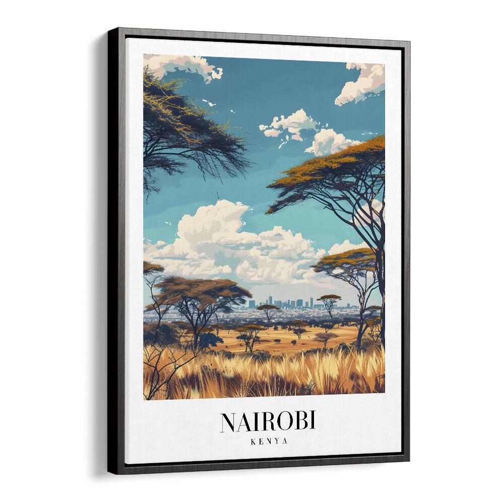 TRAVEL ART painting - NAIROBI - KENYA by Asianmonk