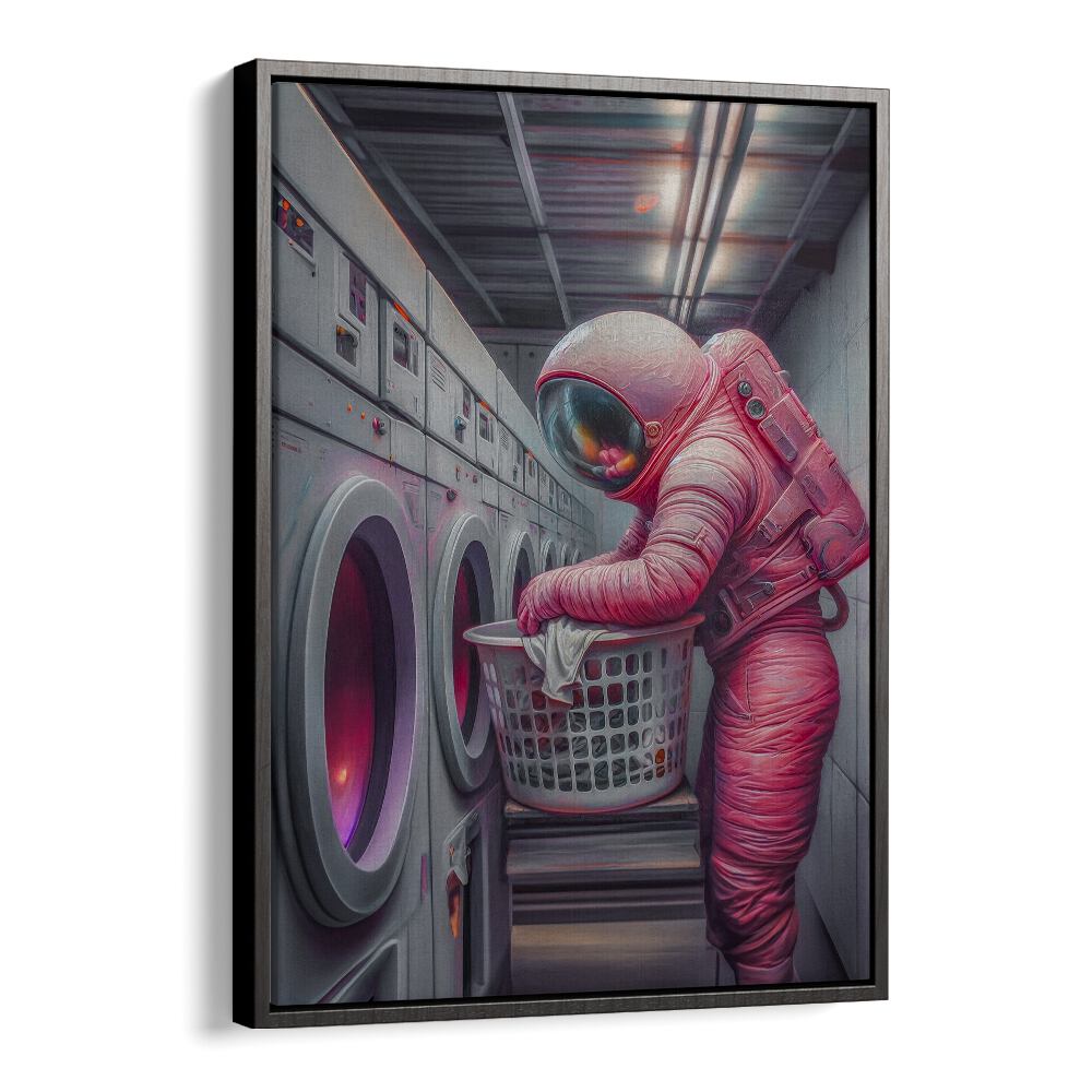 Christian Meermann painting - ASTRONAUT DOING LAUNDRY I by Asianmonk