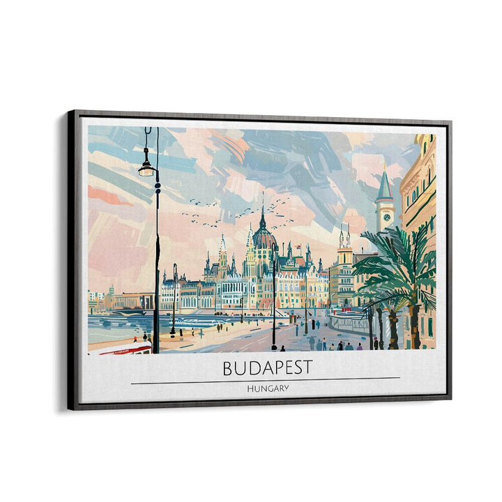 TRAVEL ART painting - BUDAPEST CAPITAL CITY - HUNGARY by Asianmonk