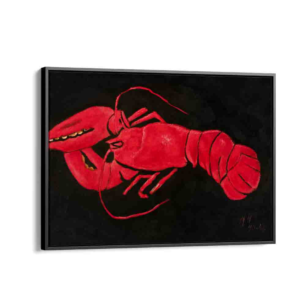  painting - LOBSTER ON BLACK BACKGROUND (1940 - 1941) by Asianmonk