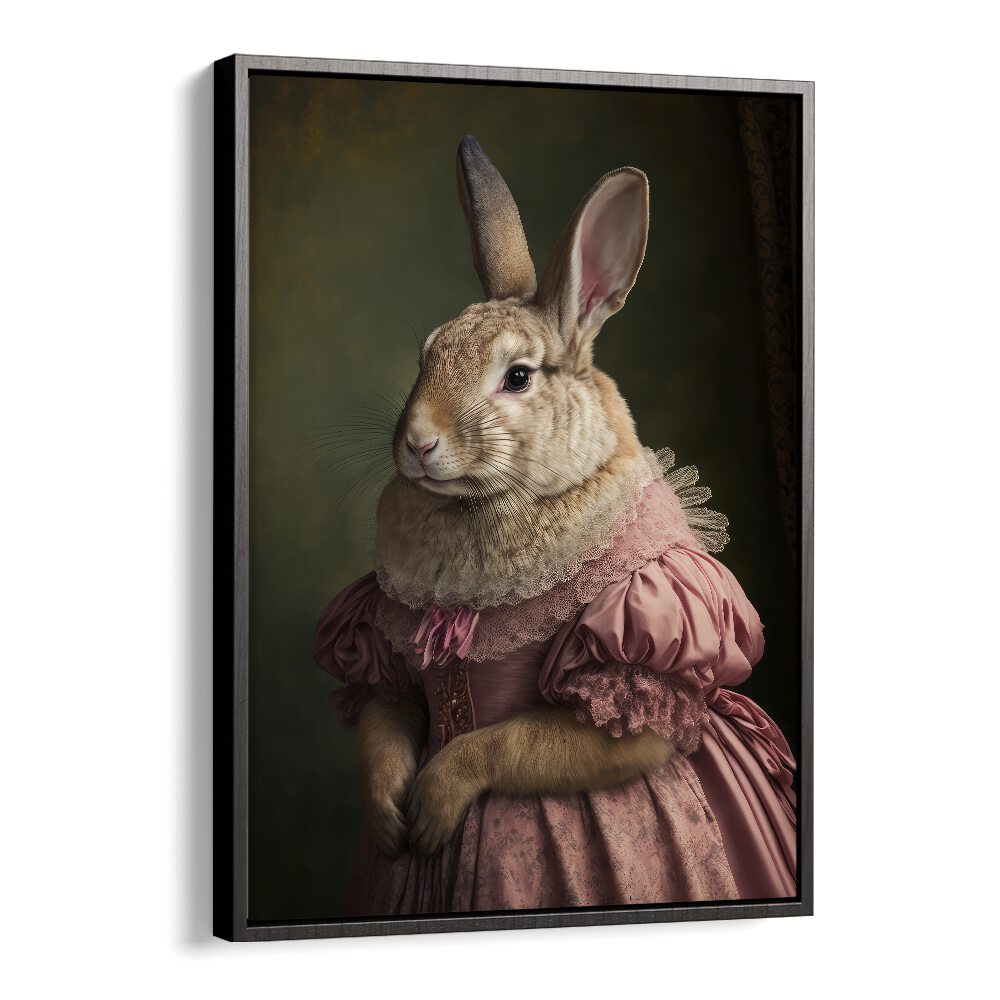 ANIMALS painting - MRS. BUNNY`S DAUGHTER by Asianmonk